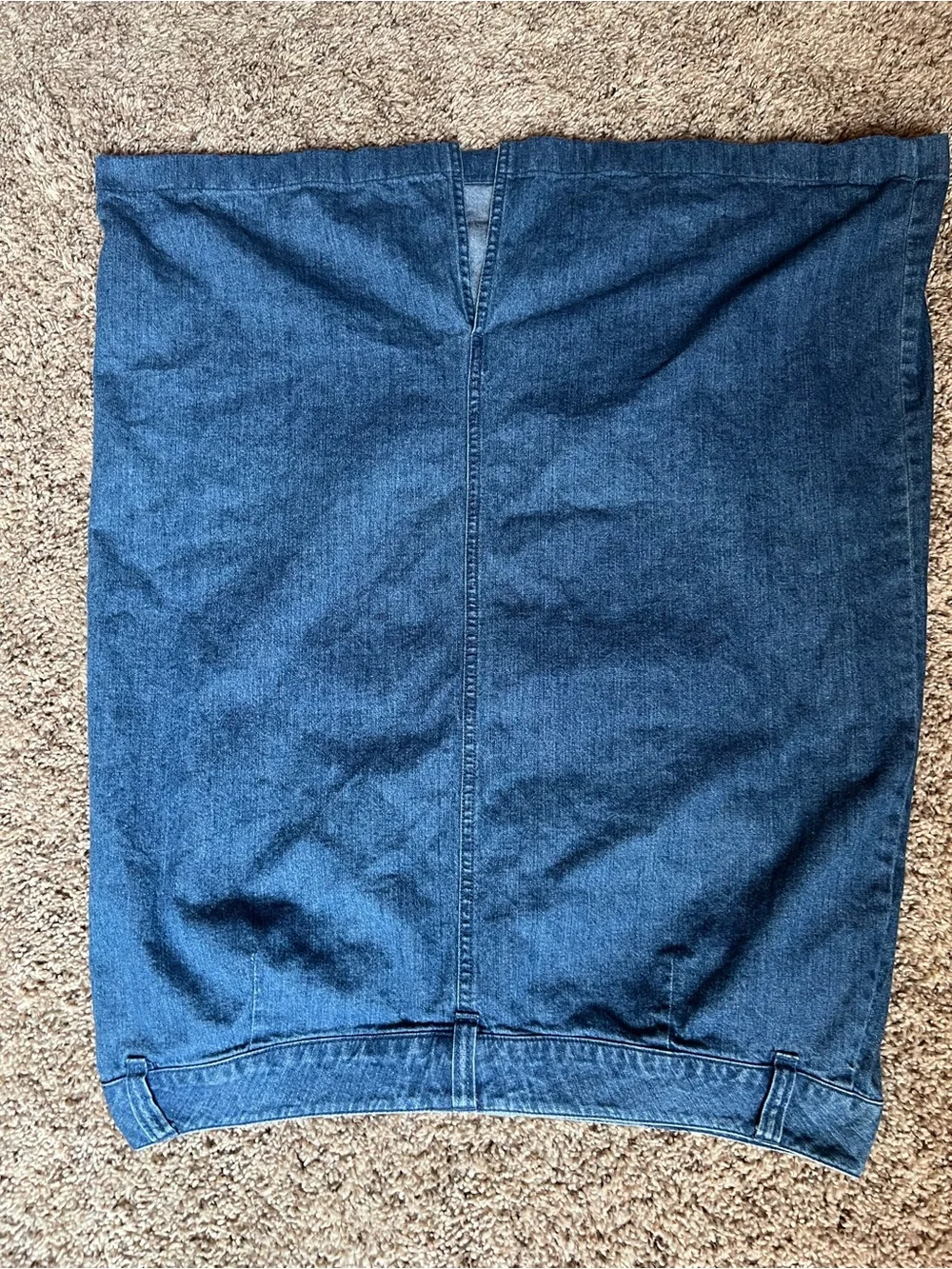 Pendleton Dark Blue Denim Pencil Skirt